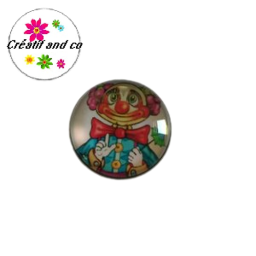 Bouton pression clown