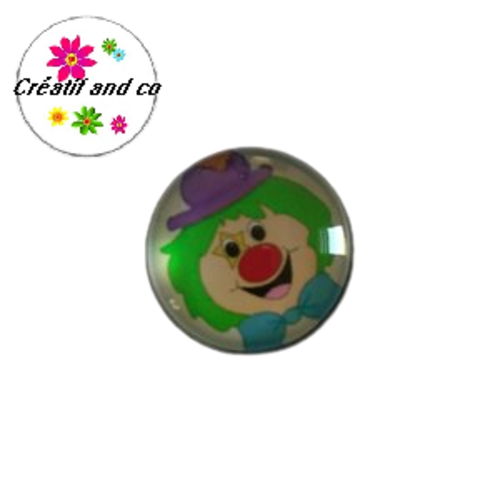 Bouton pression clown