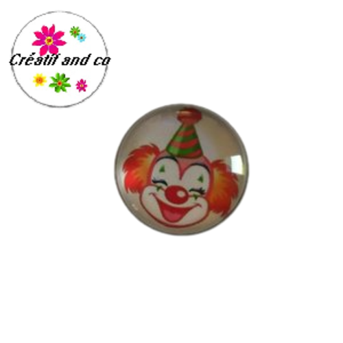 Bouton pression clown