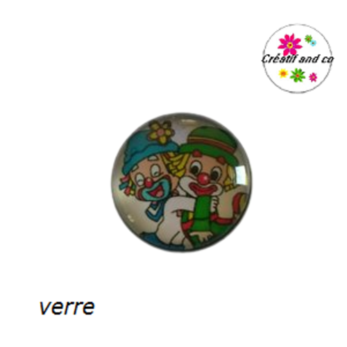 Bouton pression clown