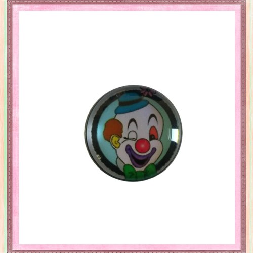 Bouton pression clown