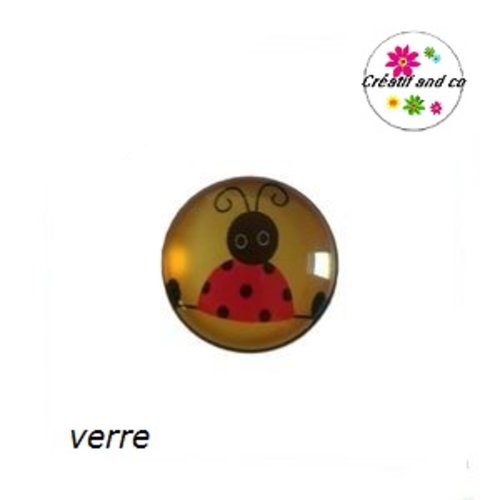 Bouton pression coccinelle