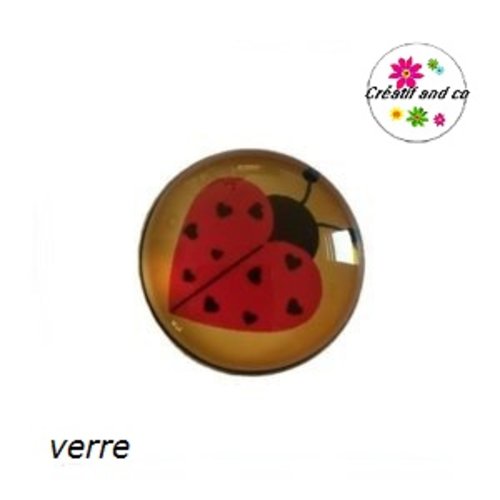 Bouton pression coccinelle