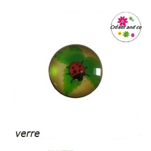 Bouton pression coccinelle