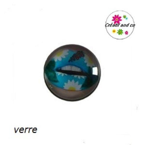 Bouton pression kiss fleuri