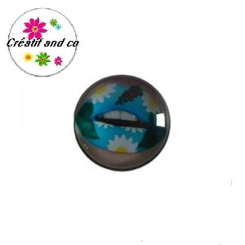 Bouton pression kiss fleuri