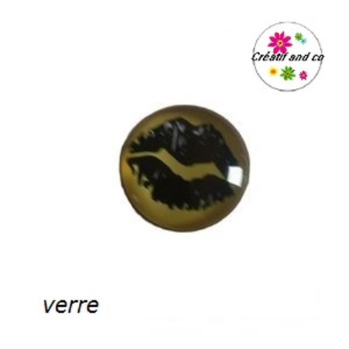 Bouton pression kiss noir