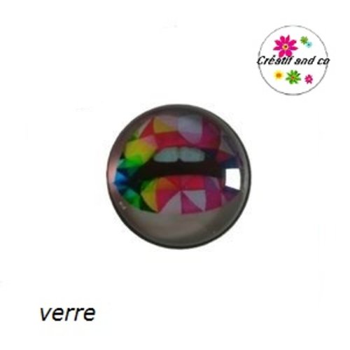 Bouton pression kiss multicouleur