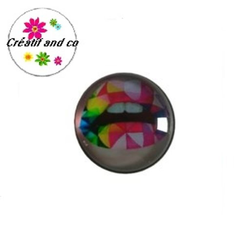 Bouton pression kiss multicouleur