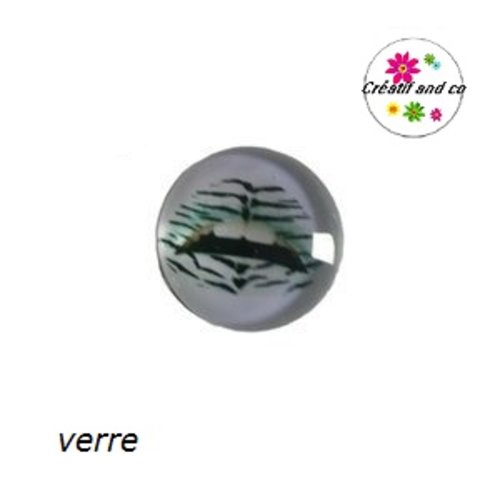 Bouton pression kiss rayé