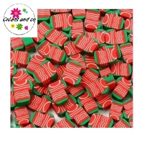X10 perles botte de noël 10mm