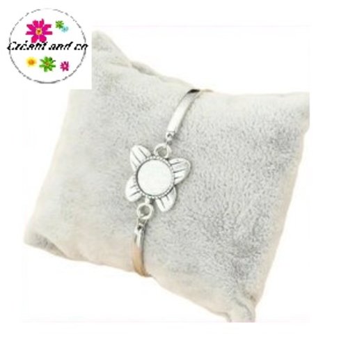 Support bracelet cabochon 12mm