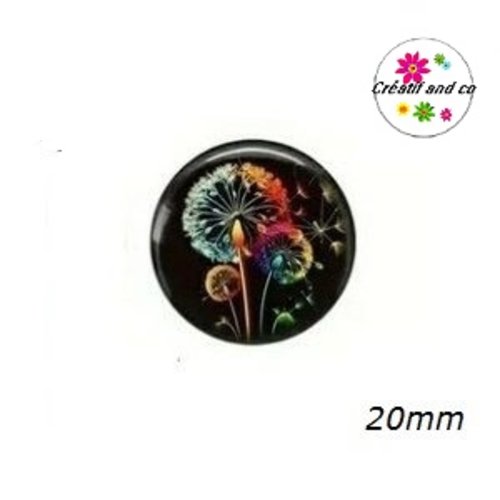 Cabochon pissenlit  20mm