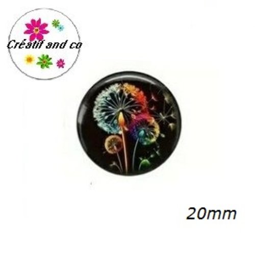 Cabochon pissenlit  20mm