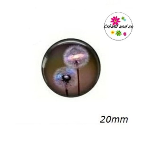 Cabochon pissenlit  20mm