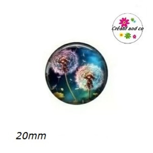 Cabochon pissenlit  20mm