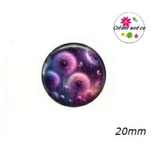 Cabochon pissenlit  20mm