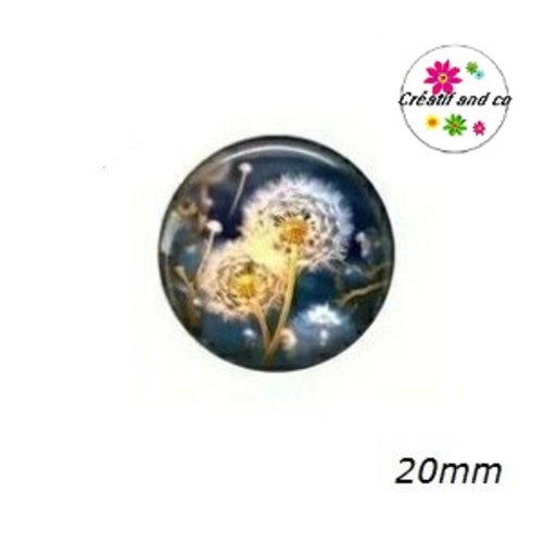 Cabochon pissenlit  20mm