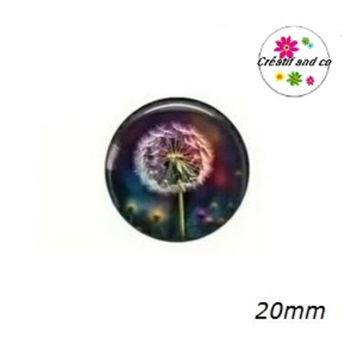 Cabochon pissenlit  20mm