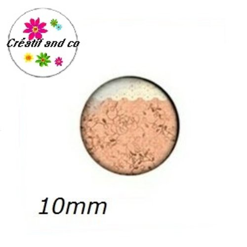 X2 cabochons à motif 10mm
