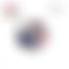 X2 cabochons fleur 12mm