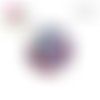 X2 cabochons fleur 12mm