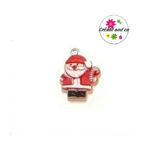 Breloque père noël résine