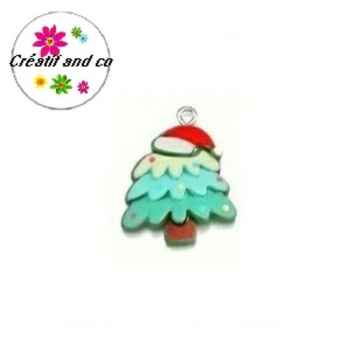 Breloque sapin de noël résine