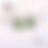 Breloque estampe sapin de noël vert  20mm