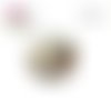 X2 cabochons motif plante 12mm