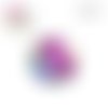 X2 cabochons fleuris 16mm