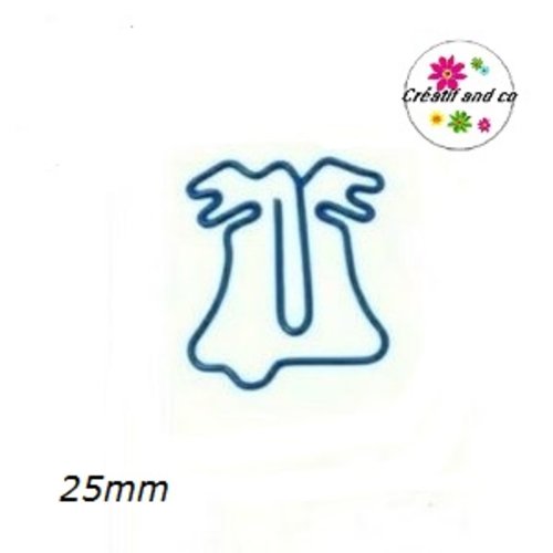 Trombone cloche bleu métallique