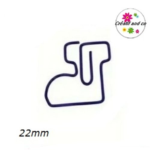 Trombone botte de noël mauve métallique