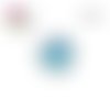 X2 cabochons fleuris 12mm