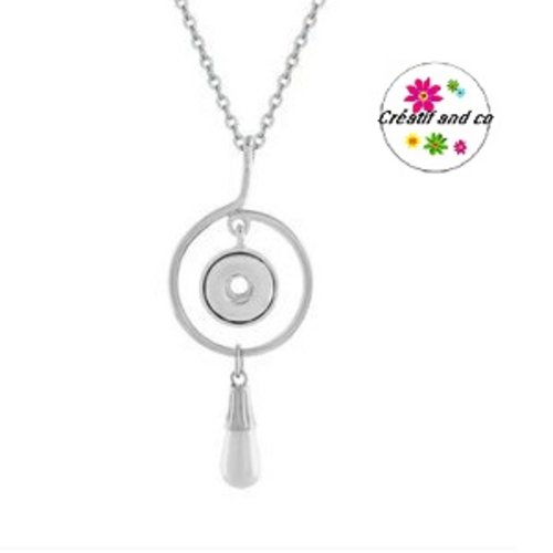Collier  pour bouton pression 12mm