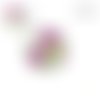 X2 cabochons fleuris 12mm