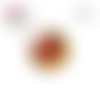 X2 cabochons fleuris 12mm