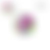 X2 cabochons fleuris 12mm