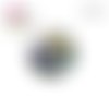 X2 cabochons fleuris 12mm