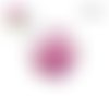 X2 cabochons fleurs ton pastel 12mm