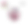 X2 cabochons fleurs ton pastel 12mm