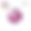 X2 cabochons fleurs ton pastel 12mm