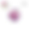 X2 cabochons fleurs ton pastel 12mm