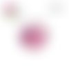 X2 cabochons fleurs ton pastel 12mm