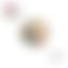 Cabochon fleurs abstraites  20mm
