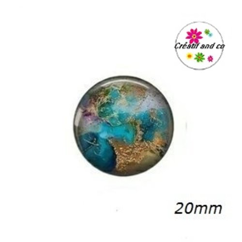 Cabochon à motif  20mm