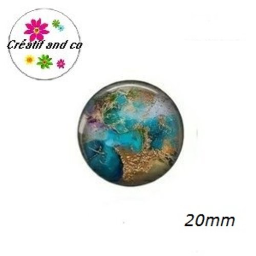 Cabochon à motif  20mm