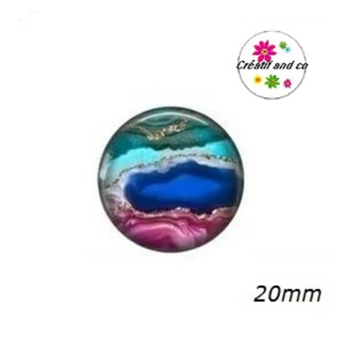 Cabochon à motif  20mm
