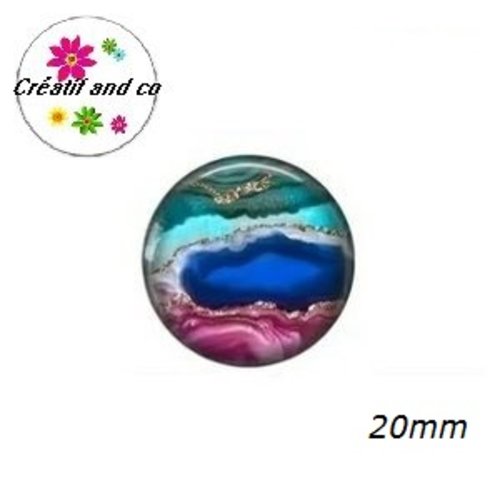 Cabochon à motif  20mm