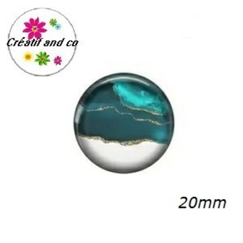 Cabochon à motif  20mm